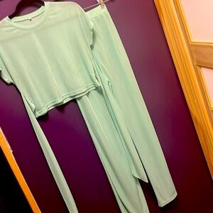 2 piece Mint Green
